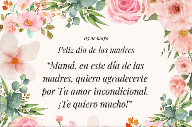 Feliz Día de la Madre Frases