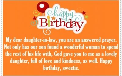 Happy Birthday Daughter in Law