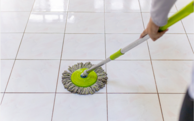 easiest way to clean grout without scrubbing