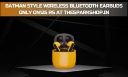 RS 125 Only on TheSparkShop.in: Batman-Style Wireless BT Earbuds