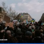 Police enforce curfew as protesters gather on Paris streets during France protests today