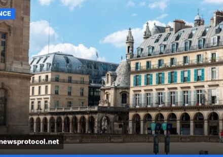 Paris Court of Appeal building where Marine Le Pen’s appeal was heard, October 2026