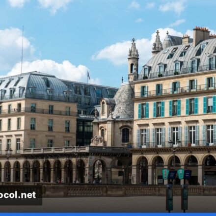 Paris Court of Appeal building where Marine Le Pen’s appeal was heard, October 2026