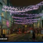 Paris streets under curfew lighting during French protests, October 2026