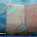 Close‑up of a UK immigration stamp on a passport.